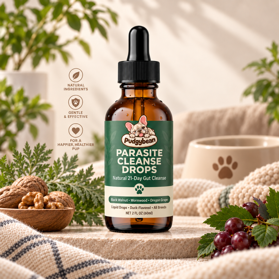 Pudgybean Gut & Parasite Support Drops